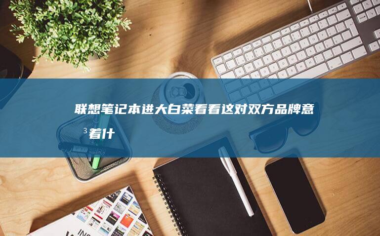 联想笔记本进大白菜：看看这对双方品牌意味着什么 (联想笔记本进u盘启动按什么键)
