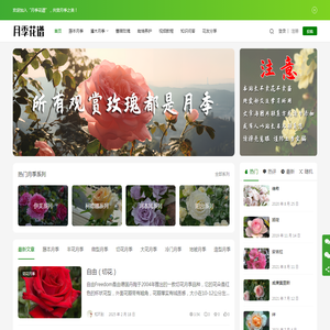 月季花谱